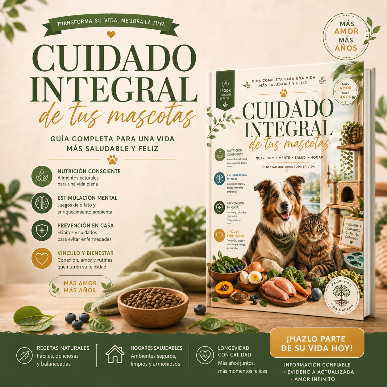 Cuidado Integral de tus Mascotas - para vivir más años juntos